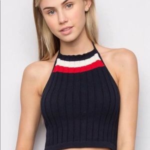 Brandy Melville knit halter top